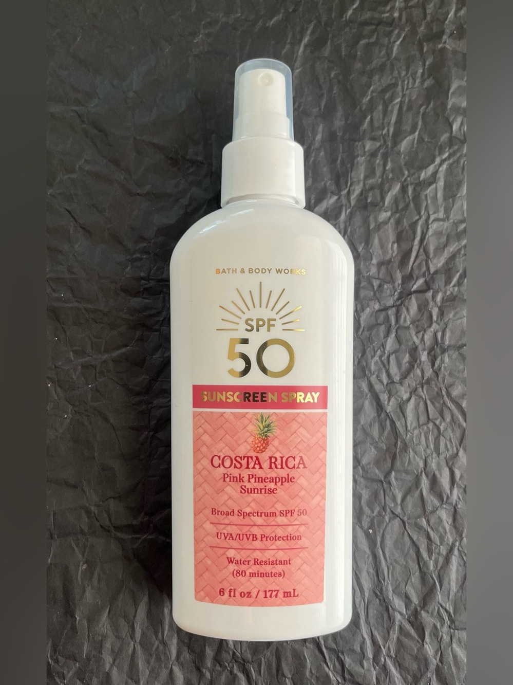 Bath and Bodyworks Costa Rica Pink Pineapple Sunrise SPF 50 Sunscreen New